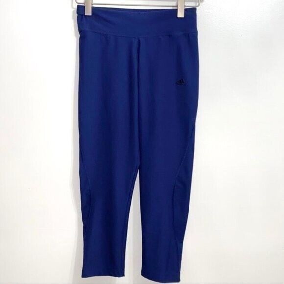 Adidas XS climalite athletic crop leggings 153B1 - Picture 1 of 7